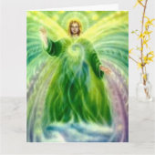 Archangel Raphael Healing Light Kaart (Gele Bloem)