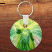 Archangel Raphael Healing Light Sleutelhanger (Voorkant)