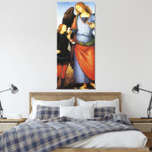 Archangel Raphael met Tobias Canvas Afdruk (Insitu (Slaapkamer))