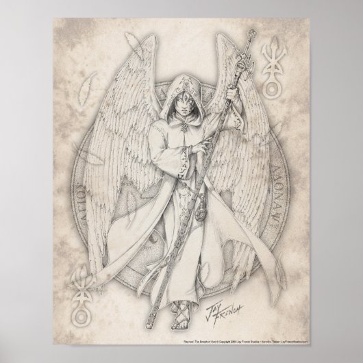 Archangel Raphael Print (Voorkant)