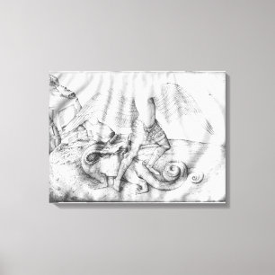 Archangel St. Michael, c.1450 Canvas Afdruk