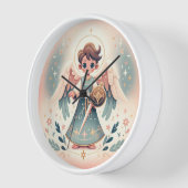 Archangel St Michael Horloge des enfants (Angle)