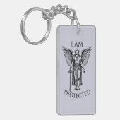 Archangel St Michael Protection Prayer Keychain (Voorkant Links)