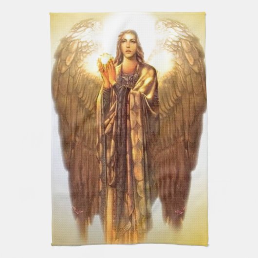 Archangel Uriel Theedoek (Verticaal)