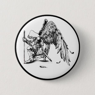 ArchAngel Warrior Ronde Button 5,7 Cm