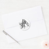 ArchAngel Warrior Ronde Sticker (Envelop)