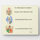 Archangels Gabriel, Raphael en Micheal Fotoplaat (Voorkant)