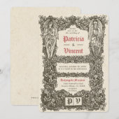 Archangels Wedding Invitation (Devant / Derrière)