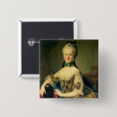 Archduchess Maria Elisabeth Vierkante Button 5,1 Cm (Voorkant /achterkant)