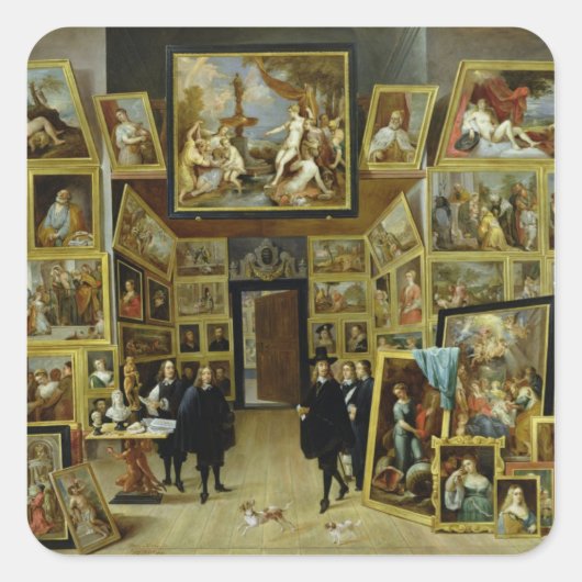 Archduke Leopold Wilhelm Vierkante Sticker (Voorkant)