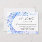 Arche à fleurs bleu aquarelle RSVP (Devant)