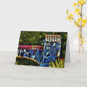 Arche bleue, carte (Fleur jaune)