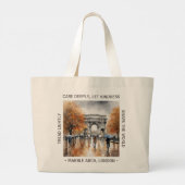 Arche de marbre dans la pluie Sac fourre-tout de c (Dos)