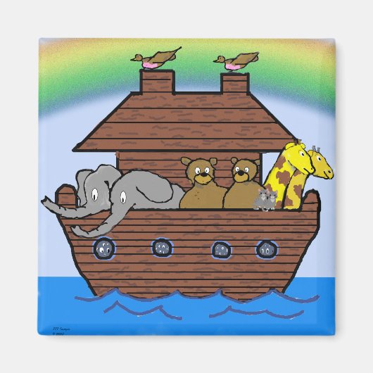 Arche de Noé - Magnet (Devant)