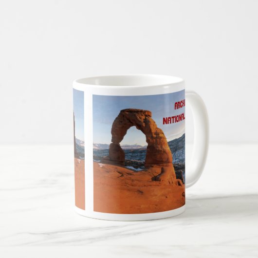 Arche délicate, Arches Parc National Mug (Devant droit)