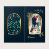 Arche d'or Photo personnalisée Joyeuses Fêtes Noël (Outside Unfolded)