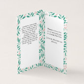 Arche d'or Photo personnalisée Joyeuses Fêtes Noël (Inside)