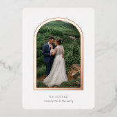 Arche Elopement Faire-part Real Foil (Recto)
