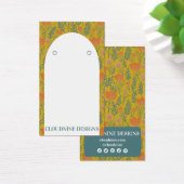 Arche fleurie portant la carte d'affichage de bijo (Bureau)