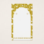 Arche fleurie portant la carte d'affichage de bijo (Devant)