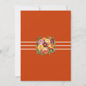 Arche florale en terre cuite pour mariage, carte " (Dos)