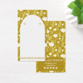 Arche florale portant la carte d'affichage Bijoux (Bureau)