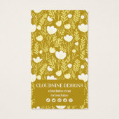 Arche florale portant la carte d'affichage Bijoux (Dos)