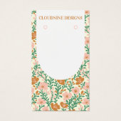 Arche florale rose vertÉcouter bijoux carte d'affi (Devant)