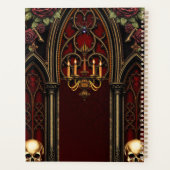 Arche gothique aux crânes. (Dos)