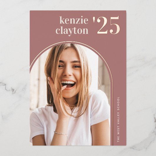 Arche moderne | Faire-part d'obtention du diplôme (Recto)