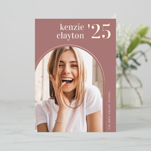 Arche moderne | Faire-part d'obtention du diplôme (Debout devant)