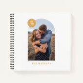 Arche moderne Jaune Journal photo personnalisée Al (Devant)