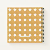 Arche moderne Jaune Journal photo personnalisée Al (Dos)