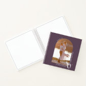 Arche photo moderne violet Mariage livre d'invité (Intérieur)