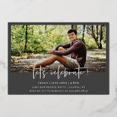 Arche scénarisée Photo Graduation Foil Invitation (Verso)