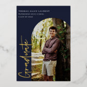 Arche scénarisée Photo Graduation Foil Invitation (Recto)