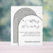 Arche Simple Bagues Minimales Mariage de réchauffe (Neutre)