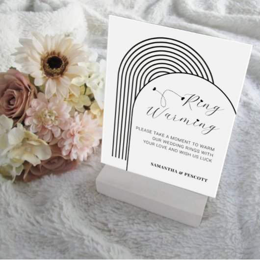 Arche Simple Bagues Minimales Mariage de réchauffe