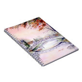 Arched Bridge Watercolor Painting Notitieboek (Rechterzijde)