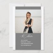 Arched Class Graduate Photo Invitation (Dos)