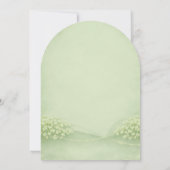 Arched Soft Green Wedding Invitation (Dos)