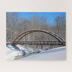 arched wooden bridge legpuzzel