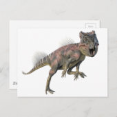 Archeoceratops Dinosaur Running Briefkaart (Voorkant / Achterkant)