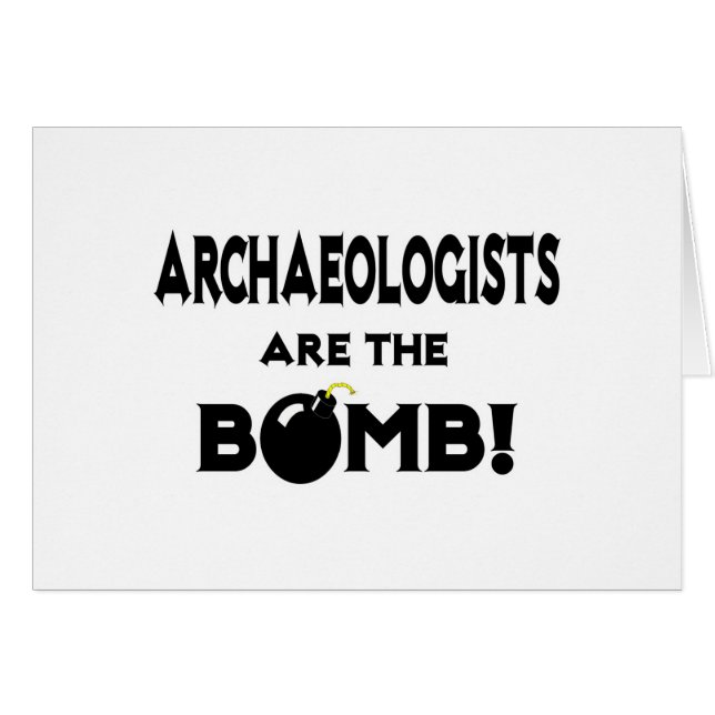 Archeologen zijn de bom! (Voorkant Horizontaal)