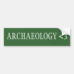 Archeologie <3 bumpersticker