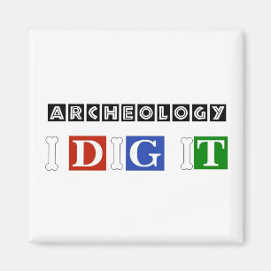 Archeologie ik dig het magneet