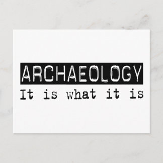 Archeologie is briefkaart