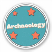 Archeologie Sticker (Voorkant)
