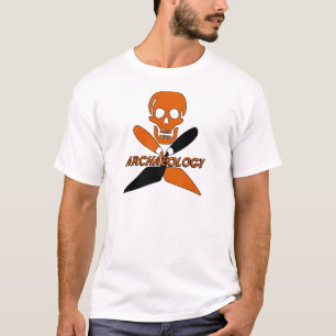Archeologie van de schedel en de gewas t-shirt