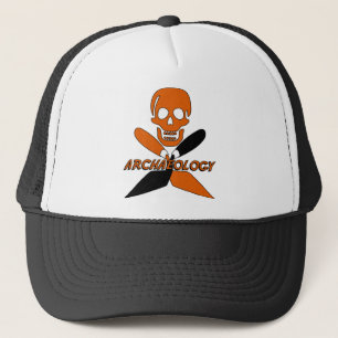Archeologie van de schedel en de gewas trucker pet